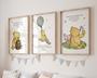 Winnie The Pooh Canvas Set - Inspirational Quotes For Kids Room Decor