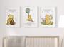 Winnie The Pooh Canvas Set - Inspirational Quotes For Kids Room Decor