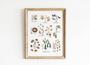 Woodland Alphabet Canvas For Nursery - Woodland ABCs & Numbers Art Decor