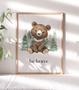 Personalized Woodland Nursery Canvas Art Set For Baby's Room DéCor