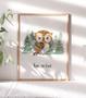 Personalized Woodland Nursery Canvas Art Set For Baby's Room DéCor