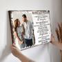 Personalized Anniversary Canvas Print For Couples With Custom Photo And Name - Valentine Wedding Gift