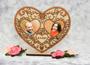 Thoughtful Personalized Wooden Heart Sign For Mom's Anniversary - Perfect Gift Idea For Valentine's Day Or Her Special Day