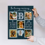 Dog memorial canvas wall art with rainbow bridge quote and custom photo grid collage, personalized for dog lovers, landscape. Dog memorial canvas wall art with rainbow bridge quote and custom photo grid collage, personalized for dog lovers, landscape.