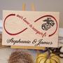 Infinity Love Carved Wood Sign For USMC Girlfriend Marine Wife With Semper Fi Theme