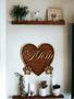 Personalized Mom's Dog Paws Heart Wood Sign Mother's Day Gift