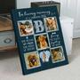 Thoughtful Dog Memorial Canvas With Custom Pet Collage For Dog Lovers - Heartfelt Gift For Pet Remembrance