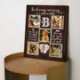 Thoughtful Dog Memorial Canvas With Custom Pet Collage For Dog Lovers - Heartfelt Gift For Pet Remembrance