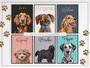 Heartfelt Personalized Dog Portrait Canvas For Dog Lovers - Custom Gift Art For Pet Memorial, Living Room DéCor