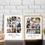 Thoughtful Memorial Canvas Photo Collage For Couples Anniversary Or Valentine's Day