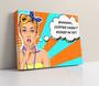 Touching Personalized Quote Pop Art Canvas - Custom Room Decor