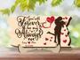 Personalized Valentine Wood Sign For Couples - Romantic Anniversary DéCor