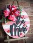 Charming Valentine Door Hanger For Farmhouse Porch Decor - Romantic Home Gift