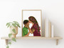 Heartfelt Mom And Son Canvas - Touching Motherhood Gift For Home DéCor