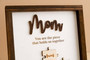 Heartfelt Mom Puzzle Wood Sign - Gift Ideas For Mother's Day Or Birthday