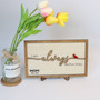 In Loving Memory Wood Sign For Loss Of Mom Cardinal Design Gift Decor