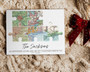 Personalized Puzzle Location Map Canvas For Mother's Day Or Anniversary - Long Distance Gift For Mom