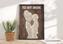 Mom And Son Canvas Wall Art - Gifts For Mom From Son On Birthday Or Mother's Day