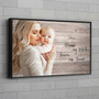 Personalized Mother And Baby Canvas - First Mother's Day Gift From Toddler