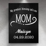 My Biggest Blessings Call Me Mom personalized canvas featuring custom kids' names, Mother's Day present from children