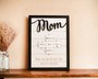 Personalized Mom Puzzle Wood Sign - Mother's Day Gift For Mom Or Grandma