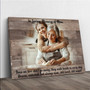 Memorial Canvas For Loss Of Mom - Bereavement Portrait Gift For Living Room