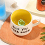 3D Animal Inside Ceramic Coffee Mug for Women - Cartoon Teacup