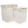 Affordable Large White Wicker Laundry Baskets