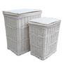 Affordable Large White Wicker Laundry Baskets