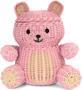 Animal Bear Wicker Basket for Nursery and Home Storage