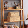 Boho Rattan Decorative Storage Baskets with Lids