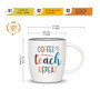 Ceramic Teacher Mugs - 13oz Coffee Gift for Teacher's Day