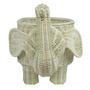 Charismatic Rattan Elephant Plant Pot Basket for Decor