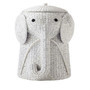 Charming Elephant Wicker Laundry Basket for Rustic Home Decor