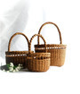 Charming Wicker Wedding Baskets for Flower Girls