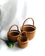 Charming Wicker Wedding Baskets for Flower Girls