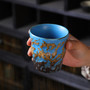 Classical Handmade Coarse Ceramic Travel Mug Without Handle, Durable Design