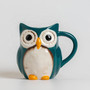 Creative 3D Owl Ceramic Coffee Mug with Handle