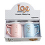 Creative Porcelain Couple Mugs for Coffee - Perfect Valentine Gift