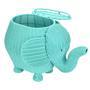 Cute Elephant Wicker Basket for Kid's Rooms and Toy Storage