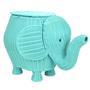 Cute Elephant Wicker Basket for Kid's Rooms and Toy Storage