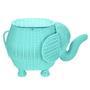 Cute Elephant Wicker Basket for Kid's Rooms and Toy Storage