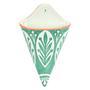 Decorative Triangle Ceramic Wall Pocket Flower Pot