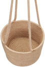 Durable Jute Woven Plant Hanging Baskets for Patio and Balcony