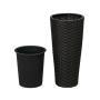 Eco-Friendly Large Black Wicker Pot Planters for Indoor Garden