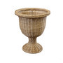 Eco-friendly Rattan Wicker Urn Vase for Elegance in Home