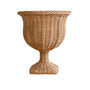 Eco-friendly Rattan Wicker Urn Vase for Elegance in Home