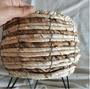 Eco-Friendly Seagrass Wicker Plant Pot Holder with Legs