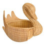 Eco-Friendly Wicker Duck Basket for Kids & Babies