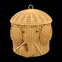 Elephant Design Handwoven Storage Basket